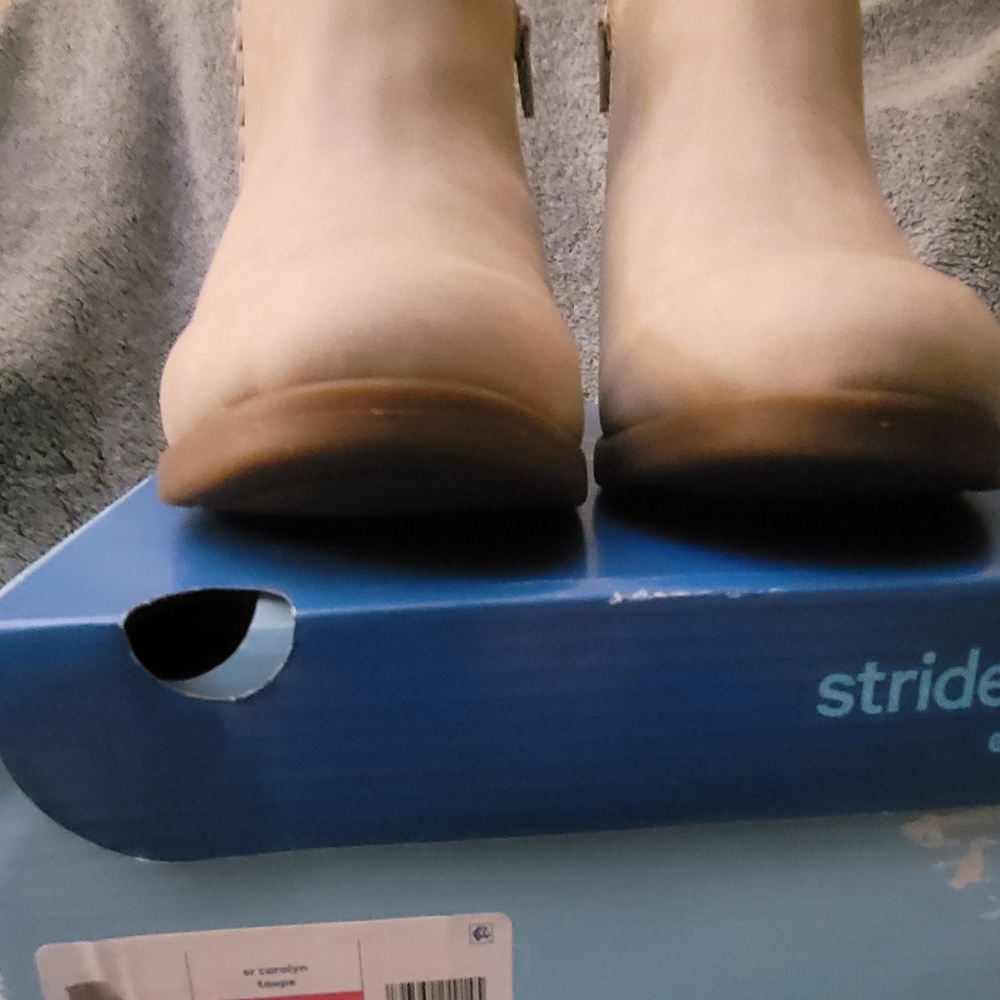 Stride Rite Beige Ankle Booties - Picture 6 of 13